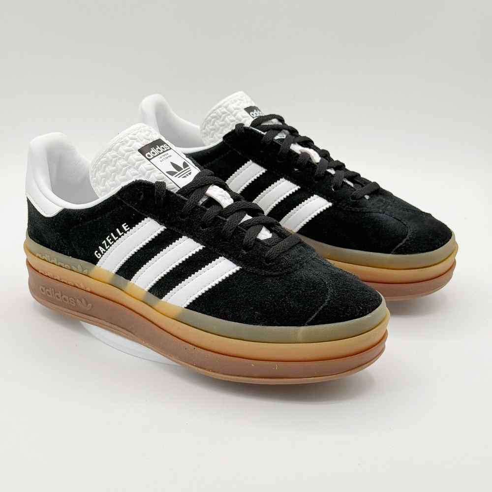Adidas Gazelle Bold Black / Gum W Womens Shoes Size 10 IE0876, NEW